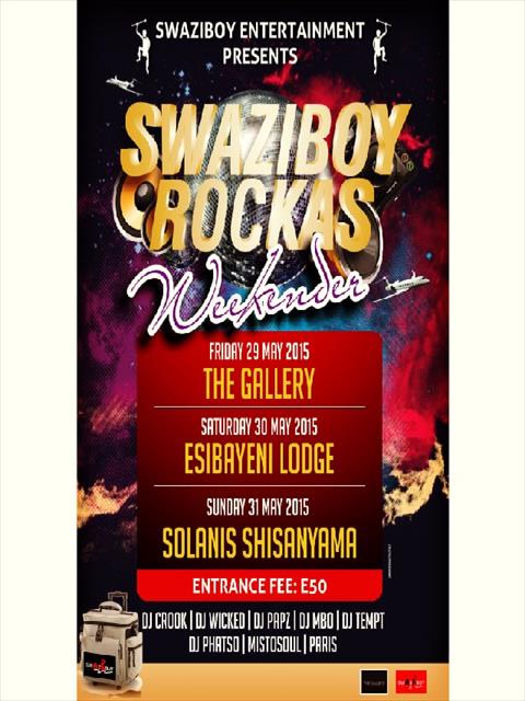 Swaziboy Rockas Weekender Pic